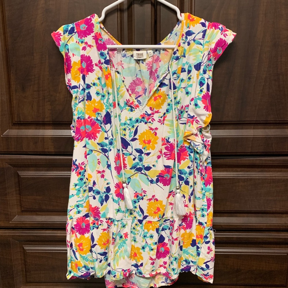 True Craft floral shirt, 0X